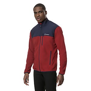 Men's Kyberg Polartec Fleece Jacket - Red / Blue