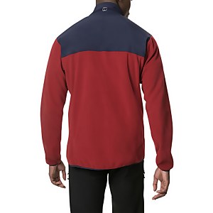 Men's Kyberg Polartec Fleece Jacket - Red / Blue