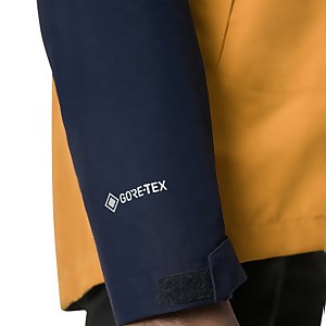 Men's Athunder Gore-tex Waterproof Jacket - Yellow / Dark Blue