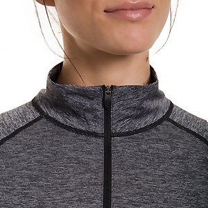 Women's Voyager Half Zip Tech Tee - Dark Grey