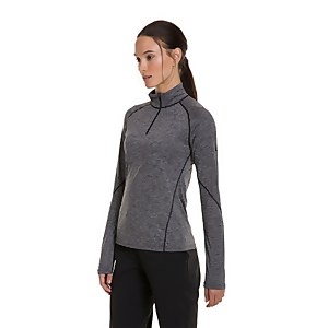Women's Voyager Half Zip Tech Tee - Dark Grey