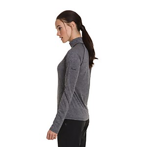Women's Voyager Half Zip Tech Tee - Dark Grey