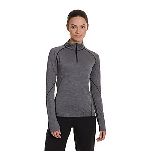 Women's Voyager Half Zip Tech Tee - Dark Grey
