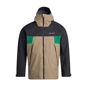 Men s Sky Hiker Waterproof Jacket Beige Grey Green XS