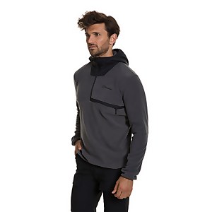 Men's Aslam Hooded Half Zip Fleece - Grey