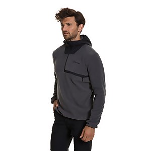 Men's Aslam Hooded Half Zip Fleece - Grey