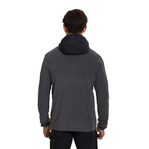 Men's Aslam Hooded Half Zip Fleece - Grey