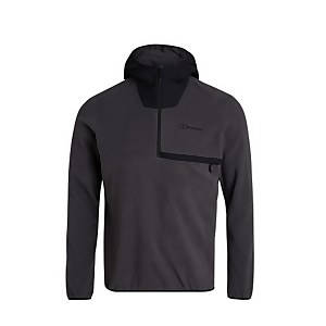 Men's Aslam Hooded Half Zip Fleece - Grey