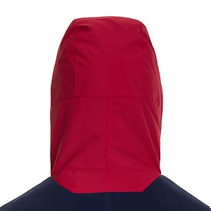Men's Aslam Hooded Half Zip Fleece - Navy / Red