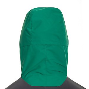 Men's Aslam Hooded Half Zip Fleece - Grey/ Green