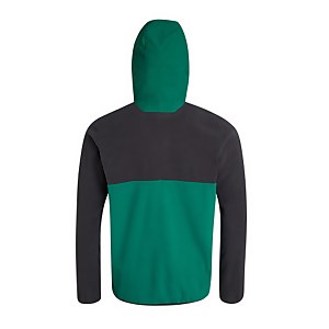 Men's Aslam Hooded Half Zip Fleece - Grey/ Green