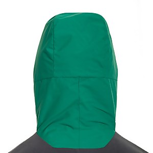 Men's Aslam Hooded Half Zip Fleece - Grey/ Green