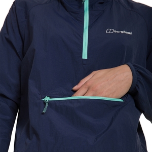 Women's Skerray Smock Jacket - Navy / Green