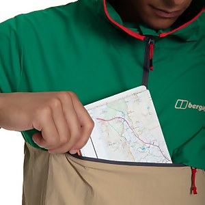 Men's Corbeck Windproof Jacket - Green /Beige