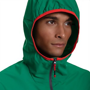 Men's Corbeck Windproof Jacket - Green /Beige