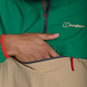 Men's Corbeck Windproof Jacket - Green /Beige