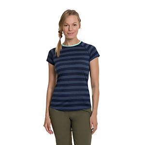 Women's Stripe Tech Tee 2.0 - Blue