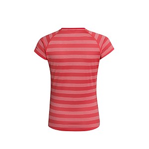 Women's Stripe Tech Tee 2.0 - Red
