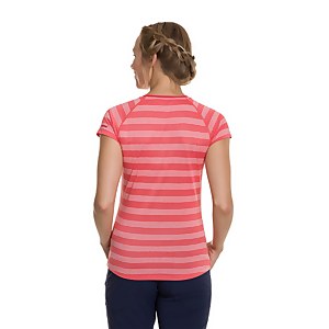 Women's Stripe Tech Tee 2.0 - Red