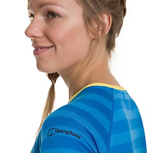 Women's Stripe Tech Tee 2.0 - Blue