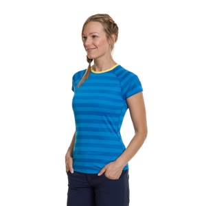 Women's Stripe Tech Tee 2.0 - Blue