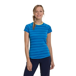 Women's Stripe Tech Tee 2.0 - Blue