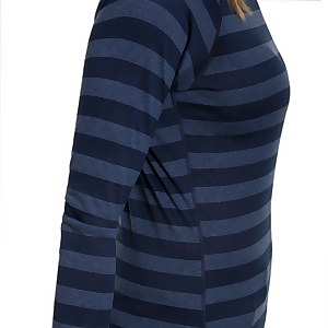 Women's Stripe Tech Tee 2.0 - Blue