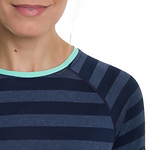 Women's Stripe Tech Tee 2.0 - Blue