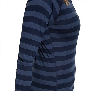 Women's Stripe Tech Tee 2.0 - Blue