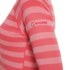 Women's Stripe Tech Tee 2.0 - Red