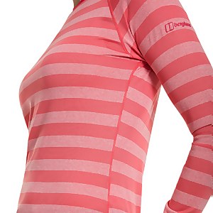 Women's Stripe Tech Tee 2.0 - Red