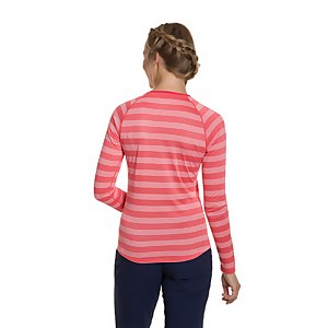 Women's Stripe Tech Tee 2.0 - Red