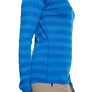 Women's Stripe Tech Tee 2.0 - Blue