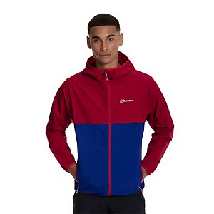 Men's Corbeck Windproof Jacket - Red / Blue - XS