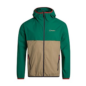 Men's Corbeck Windproof Jacket - Green /Beige - XS