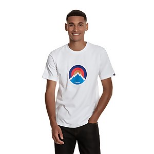 Men's Modern Mountain T-Shirt - White