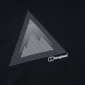 Men's Modern Mountain T-Shirt - Black