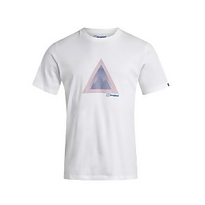 Men's Modern Mountain T-Shirt - White - XS