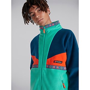 Unisex Tramantana 91 Fleece Jacket - Gumdrop Green/Gibraltar Sea/Digital Glow