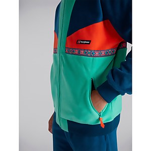 Unisex Tramantana 91 Fleece Jacket - Gumdrop Green/Gibraltar Sea/Digital Glow