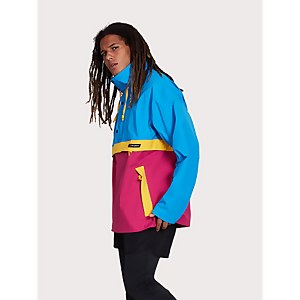Unisex Ski Smock 86 Half Zip - Blue / Red