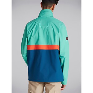 Unisex Ski Smock 86 Half Zip - Gumdrop Green/Gibraltar Sea/Digital Glow