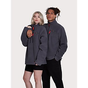 Unisex Prism Half Zip Fleece - Grey