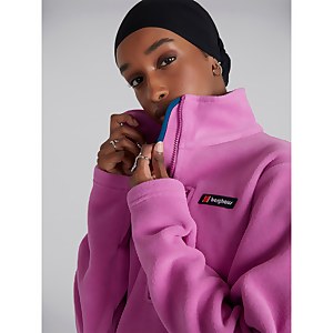 Unisex Prism Half Zip Fleece - Purple Orchid