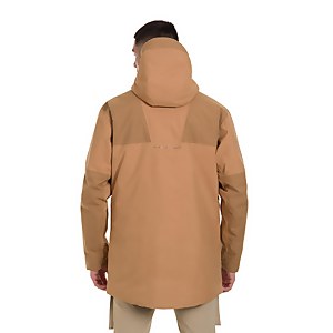 Men's Breccan Parka Jacket - Natural/Yellow
