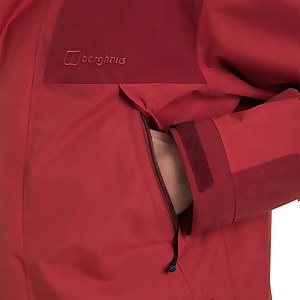 Men's Breccan Interactive Parka Waterproof Jacket - Red / Brown