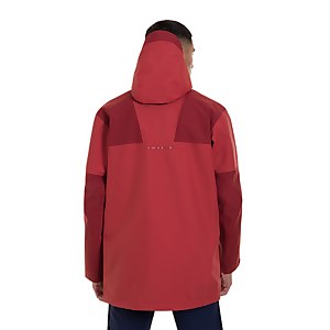 Men's Breccan Interactive Parka Waterproof Jacket - Red / Brown