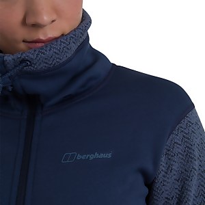 Women's Colca Fleece Jacket - Grey / Blue