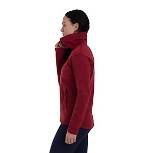 Women's Colca Fleece Jacket - Black / Red