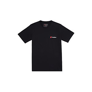 Unisex Heritage Front and Back Logo Tee - Black